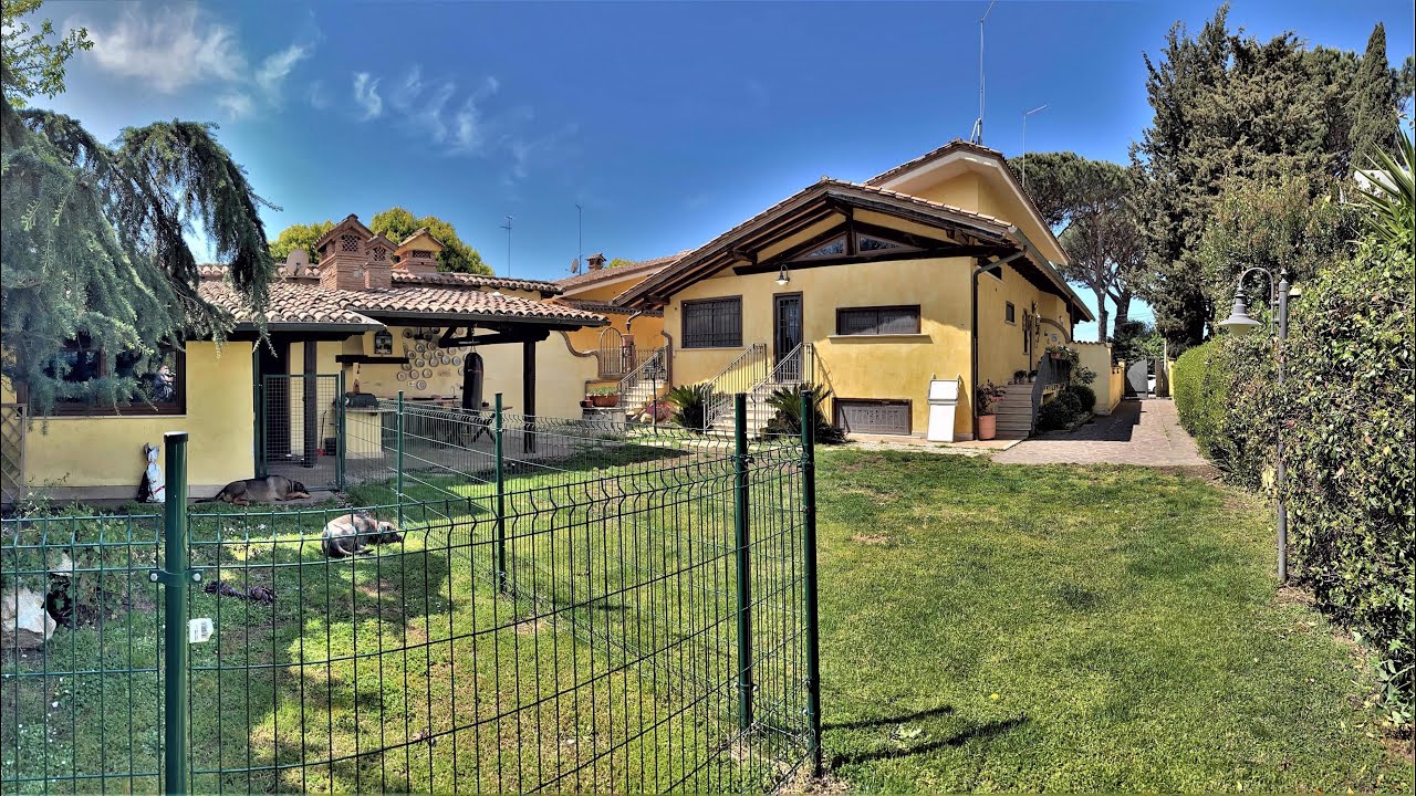 Villa con ampio giardino video tour Roma Infernetto colossea immobiliare