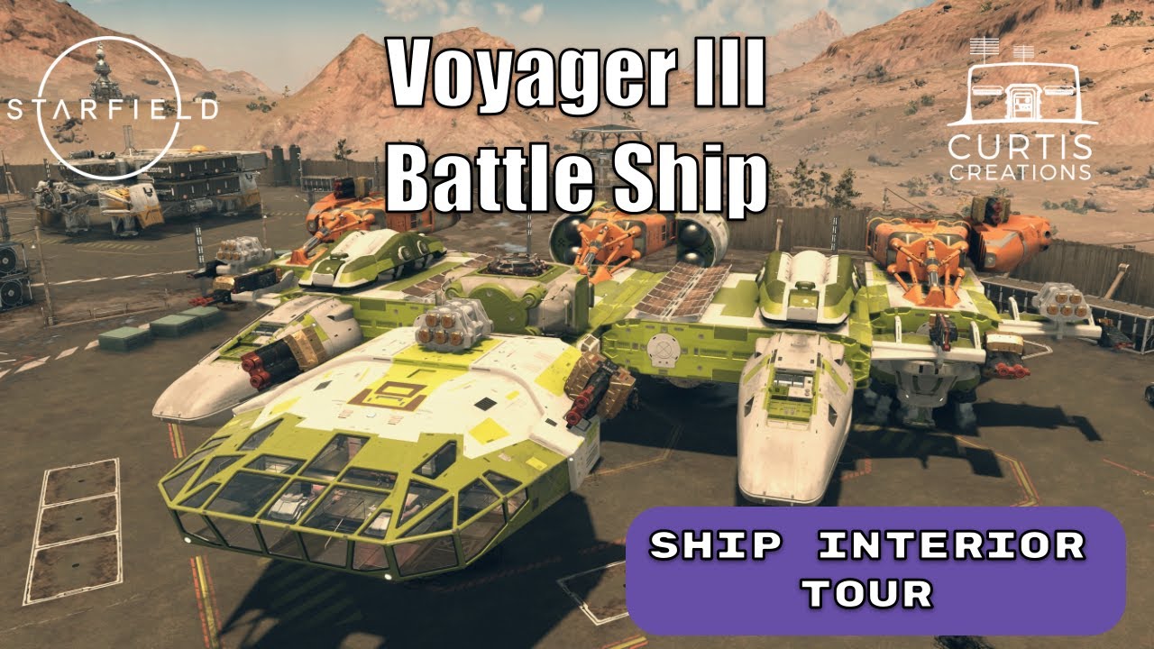 Экскурсия по салону корабля Starfield Voyager