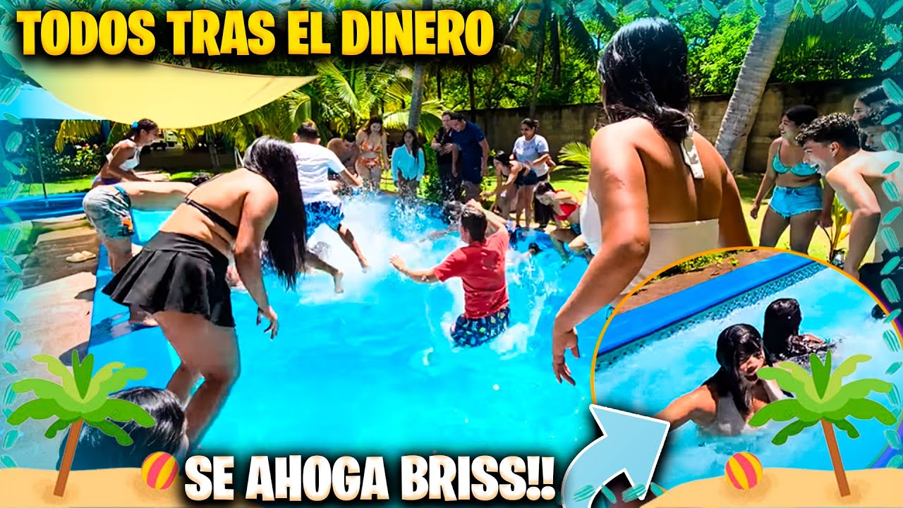 Camarón perdió dinero en la piscina y los Jrs NO perdieron oportunidad. Nos fuimos a un dia de playa