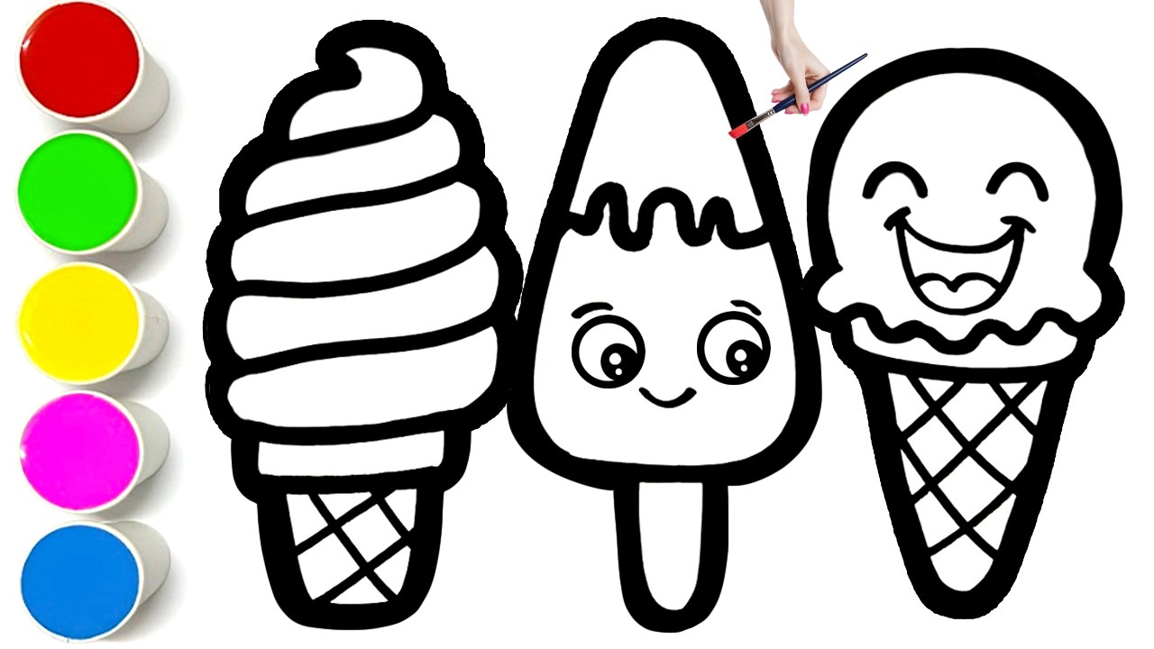 How To Draw Amazing Ice Cream | Easy Step By Step Tutorial