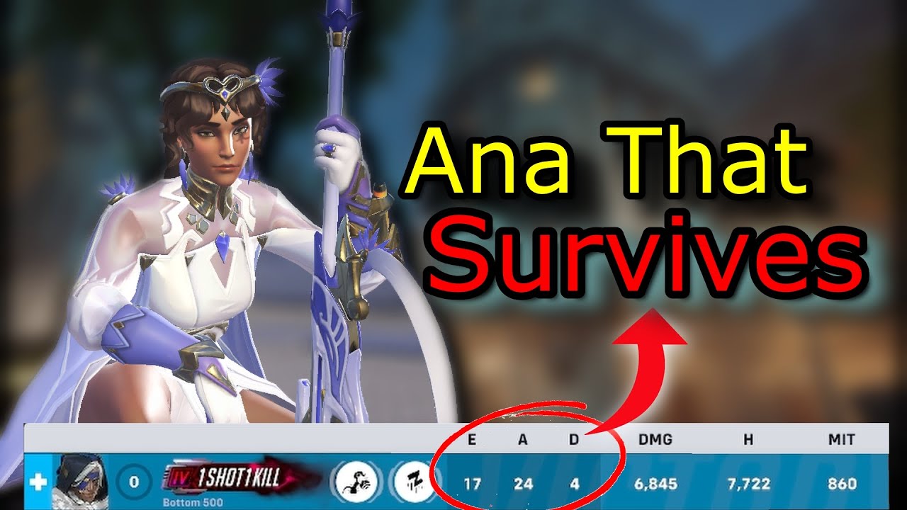 How to Stay Alive AND Carry | Masters Ana Gameplay - Overwatch 2