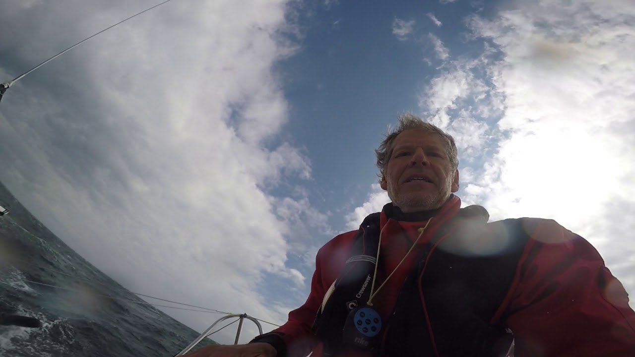 Mini 6.50 in Gale conditions - A busy and wet day at the office