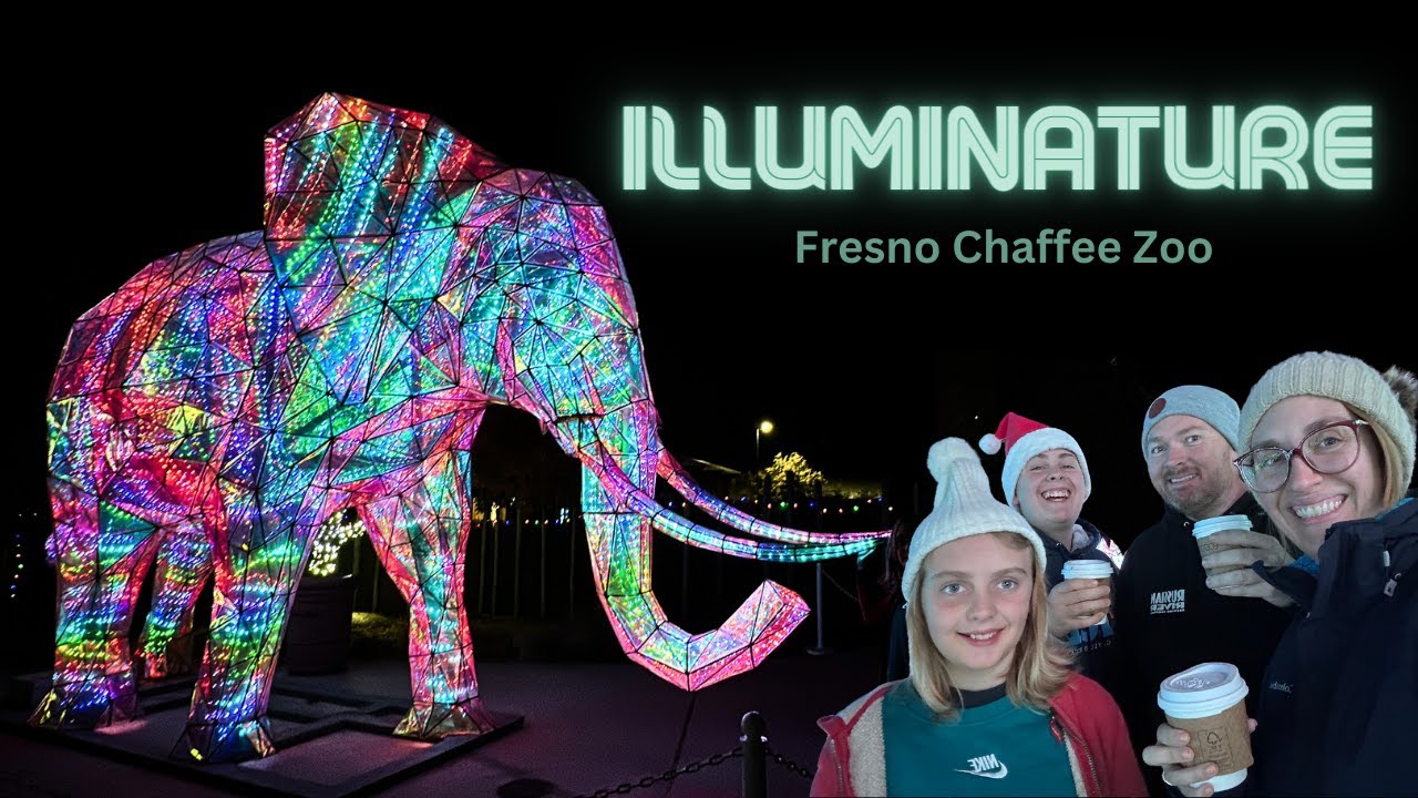 Illuminature!! | Zoo Lights at Fresno Chaffee Zoo! 🎄
