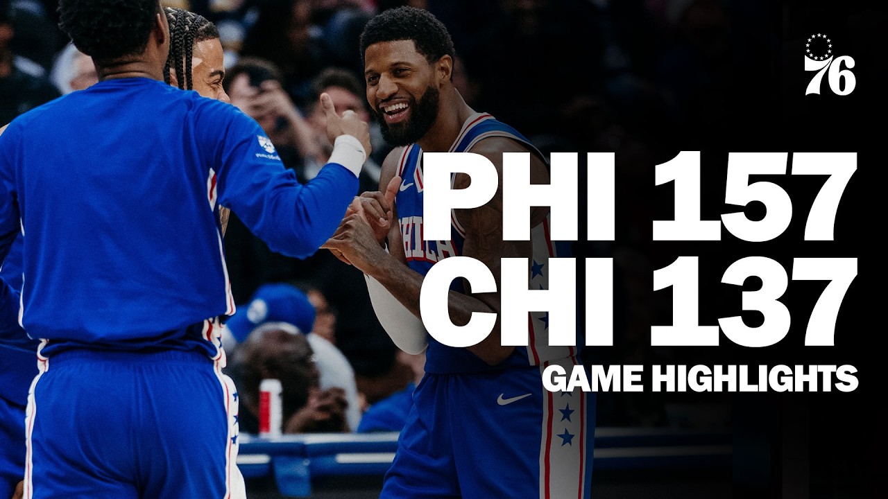 Game Highlights: Sixers EXPLODE for 157 Points Against Chicago