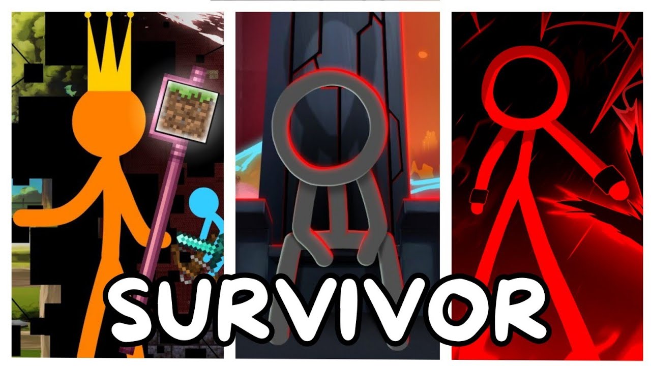 King Orange, Victim, Dark Lord - Survivor (Alan Becker Villains)