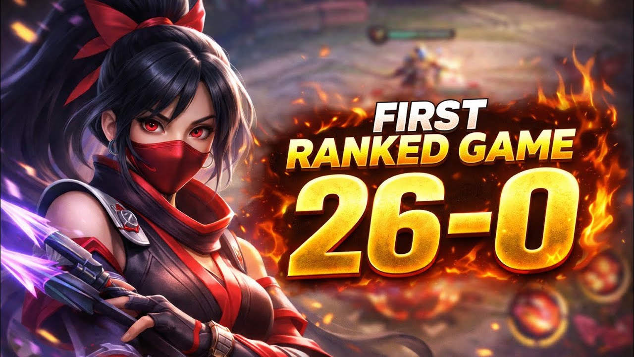 I Went 26–0 in My FIRST Mobile Legends Ranked Match