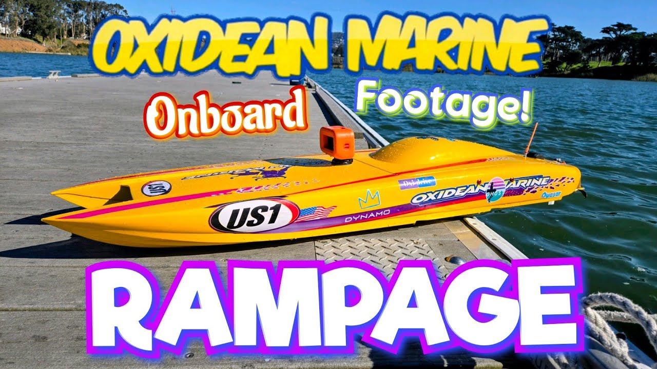 Скоростной радиоуправляемый катер Rampage Twin Cat от Oxidean Marine