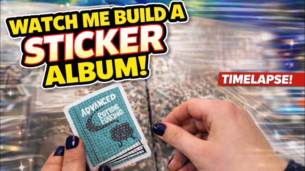 Watch me build my harry potter sticker album | timelapse part 1✨
