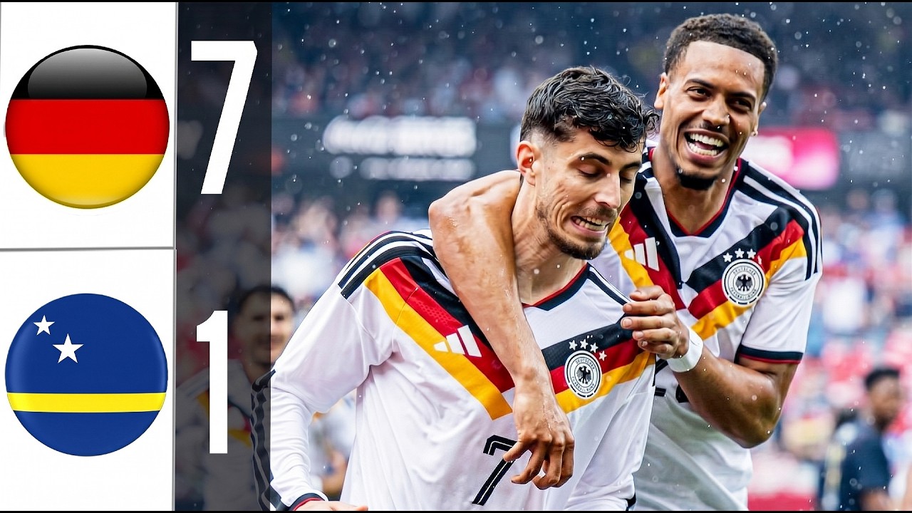 Germany vs. Cura&ccedil;ao (7-1) | Extended Highlights | FIFA World Cup 2026