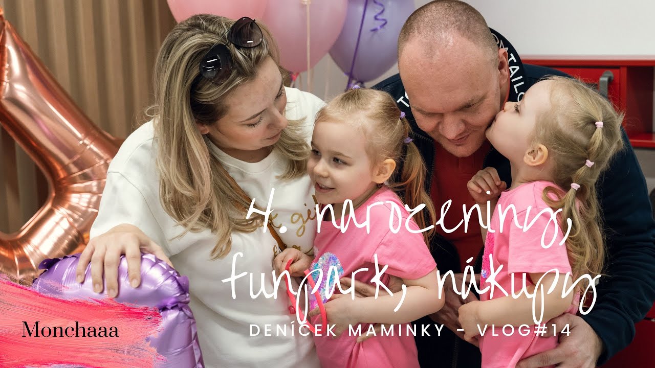 #14 Deníček maminky dvojčat | 4. Narozeniny, HM nákupy, párty, funpark | 