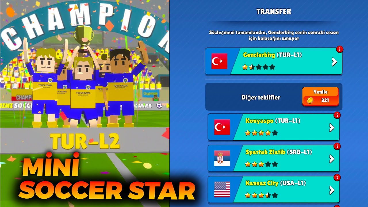 Şampiyonuz ama son anda gol kralı kaçtı! Mini Soccer Star - Futbol 23 -  Bölüm 4