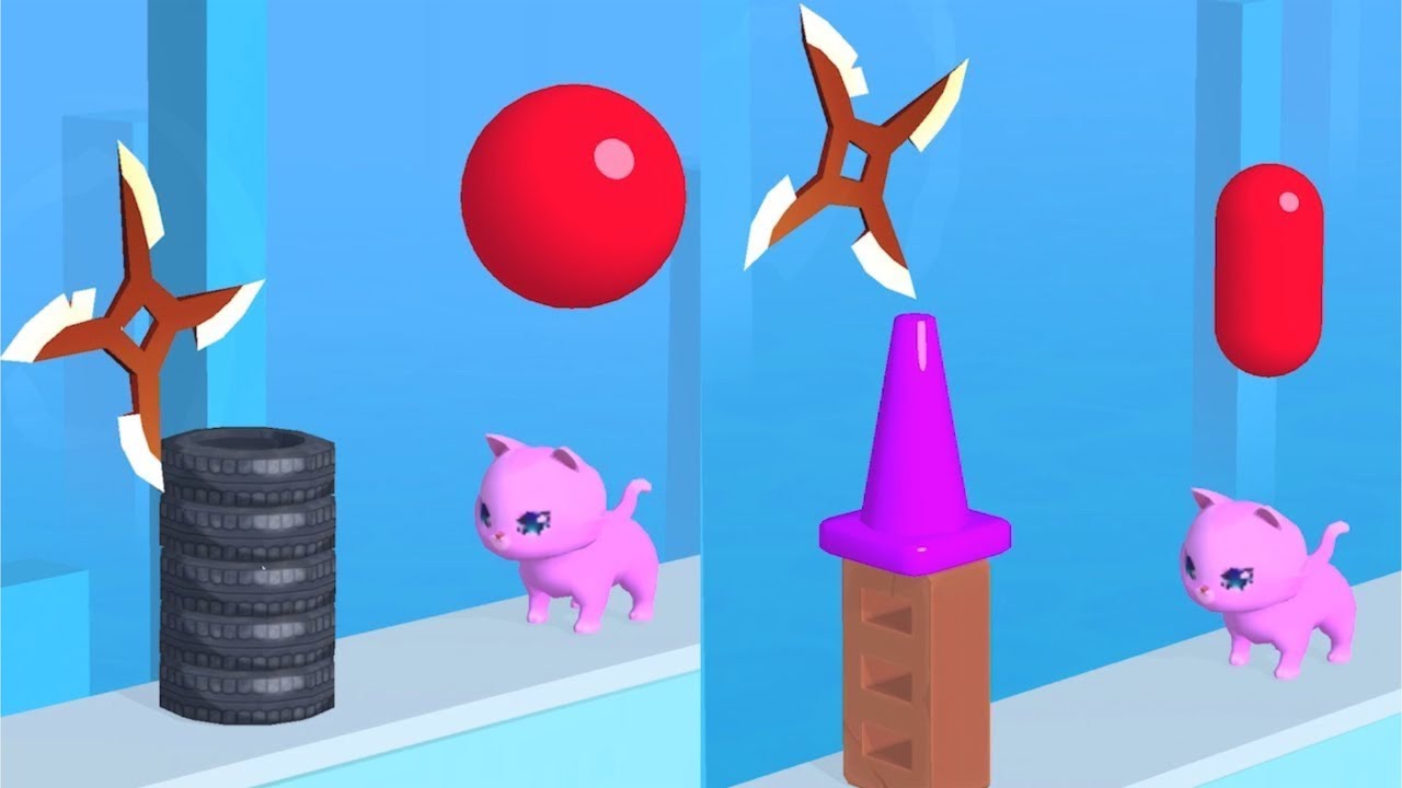 Don't Slice The Cats! Very Satisfying And Relaxing ASMR Slicing Game