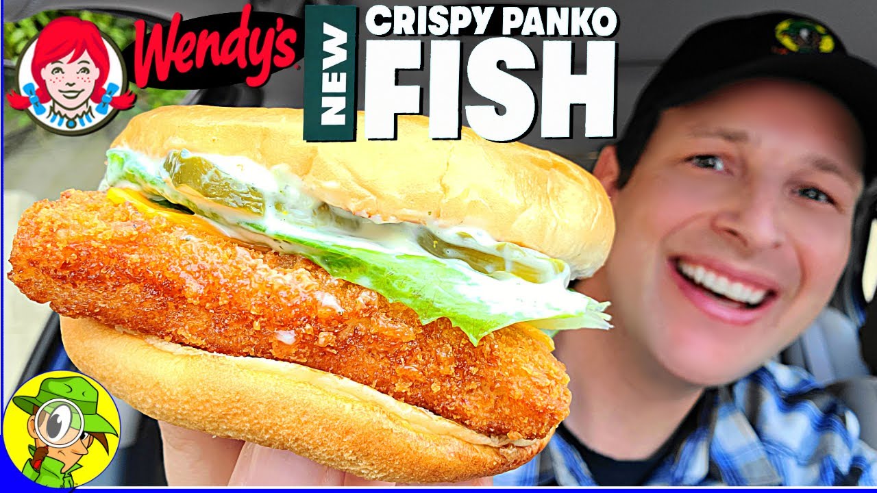 Обзор сэндвича Wendy's® CRISPY PANKO FISH | Взгляните на это! ?️‍...