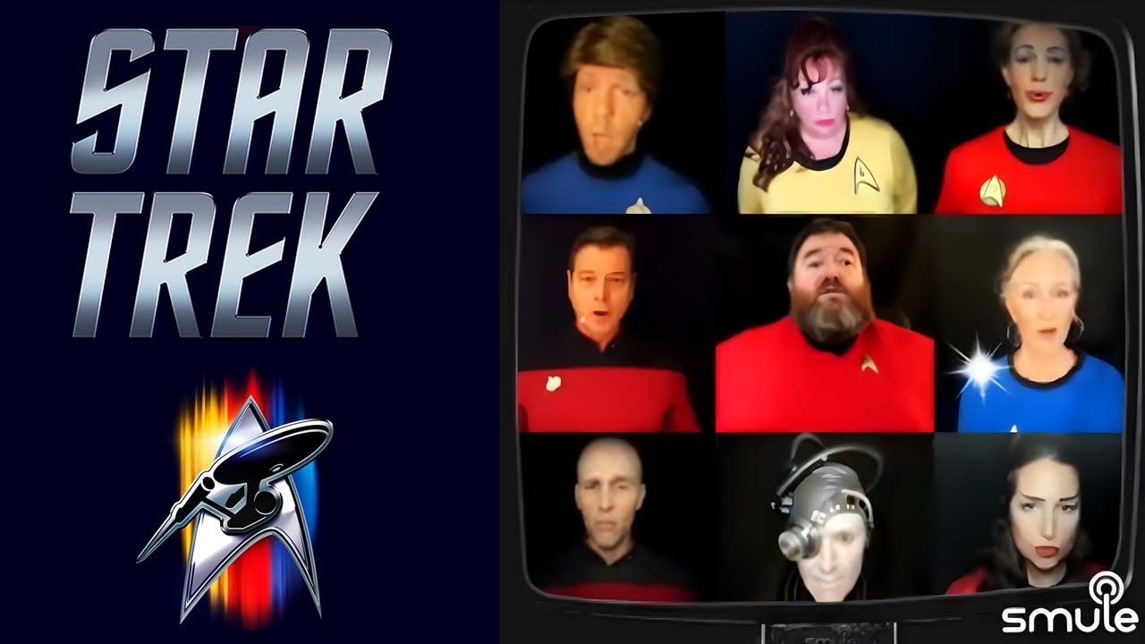 Acapella Star Trek TOS and Star Trek TNG Theme on the Smule Sing Karaoke app | Smule Group Singing