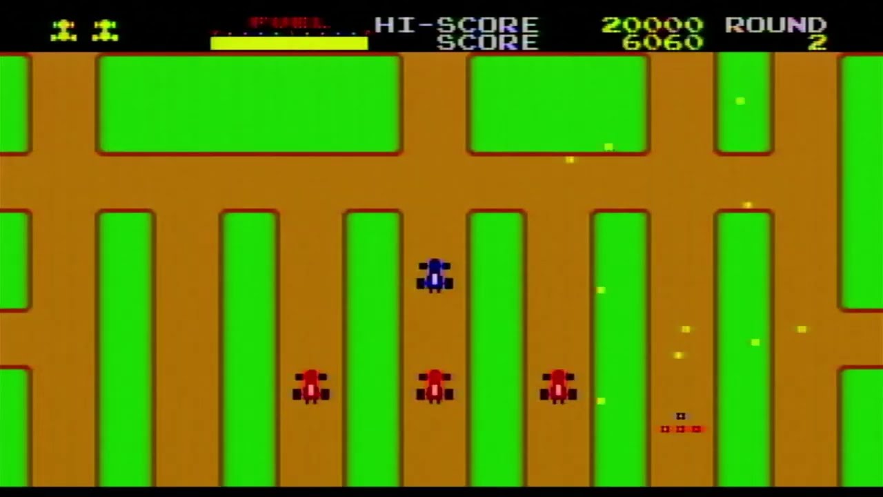 [Rally-X] ©2003 Jakks Pacific Namco 5-in-1 Plug N play TV Games (Part 2)