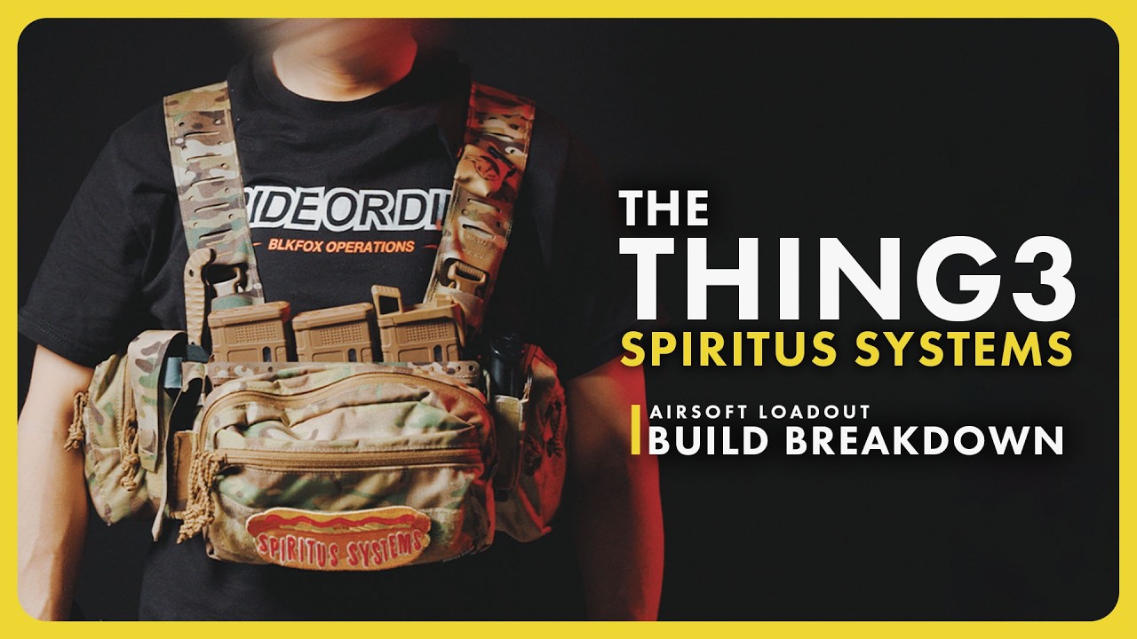 イケてるチェストリグを組み立てよう！| Spiritus Systems The Thing 3 マルチカム サバゲー装備紹介【BLKFOX x PASSiVE SHOOT】
