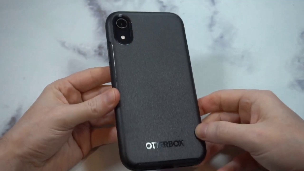 OtterBox SYMMETRY SERIES Case Black for iPhone XR Unboxing and Review