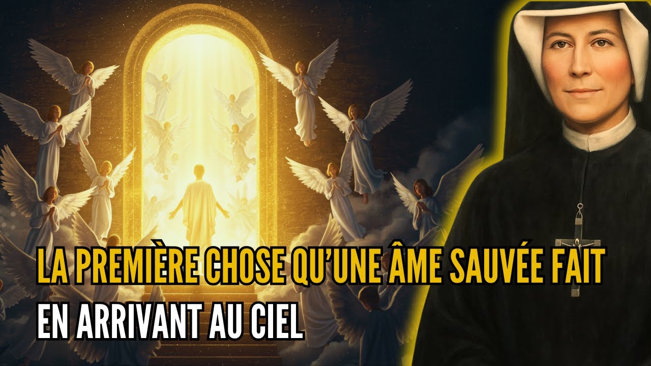Sainte Faustine révèle : la première chose qu’une âme sauvée fait en arrivant au ciel