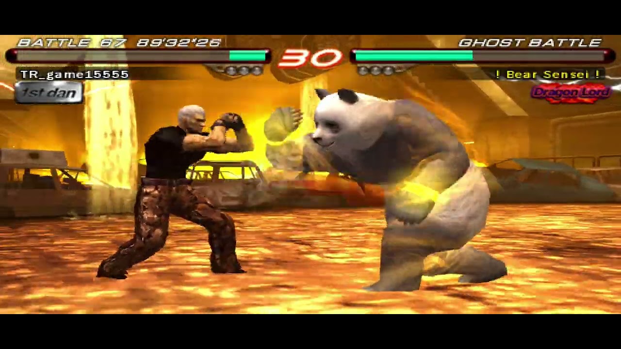 Takken 6 ppsspp || Bryan furry ghost battle