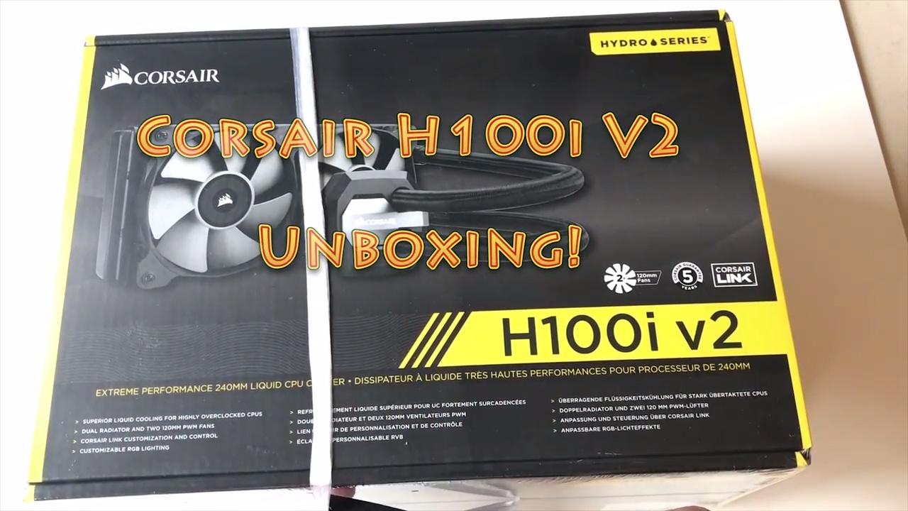 Corsair H100i v2 Unboxing!