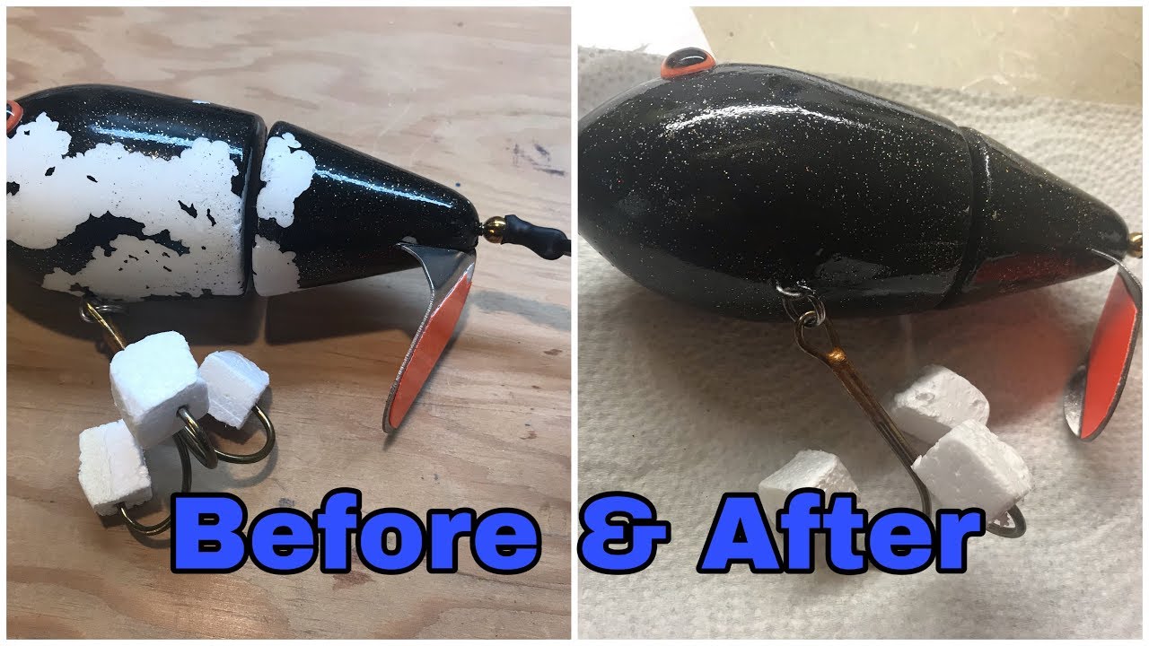 Repainting Muskie Lures