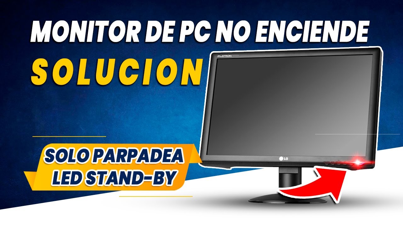 Como reparar un Monitor de PC que no enciende //  soluci&oacute;n fasil
