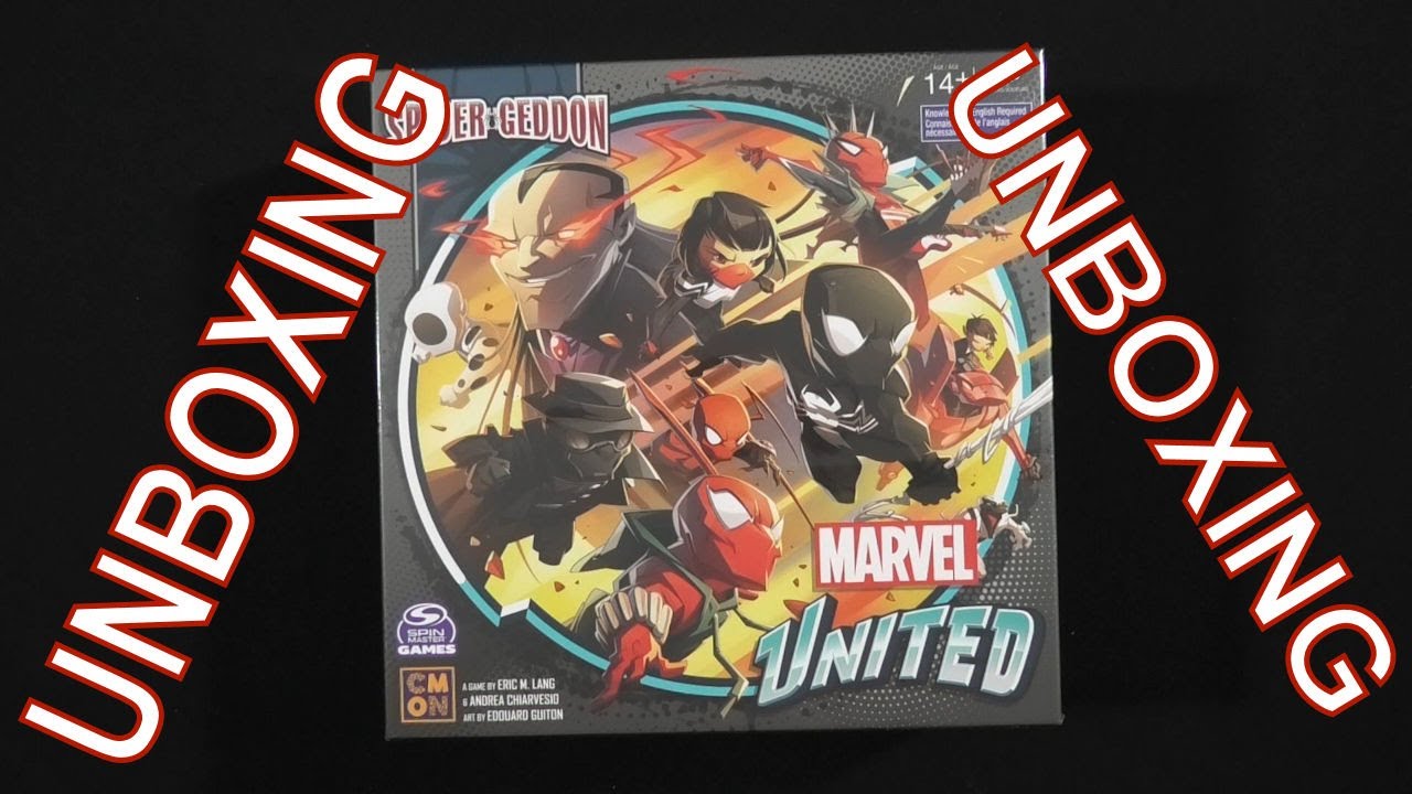 Unboxing Marvel United Spider-Geddon