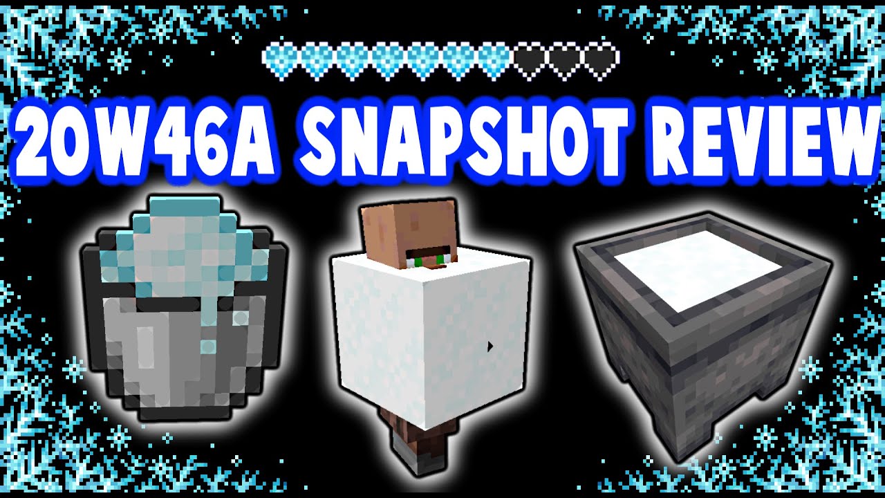1.17 Minecraft Snapshot (20w46a) | Frozen Effect, Snow Shoes, Warm Clothing, Powder Snow + MORE!
