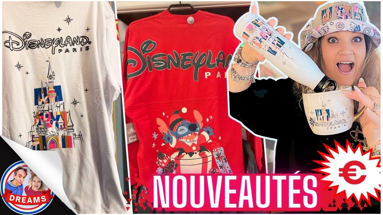 JE JOUE LE MANNEQUIN / NOUVEAU MERCH CHATEAU DE DISNEYLAND PARIS