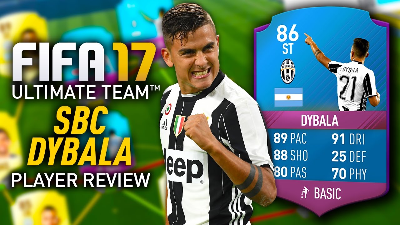 FIFA 17 SBC DYBALA (86) PLAYER REVIEW! FIFA 17 ULTIMATE TEAM!