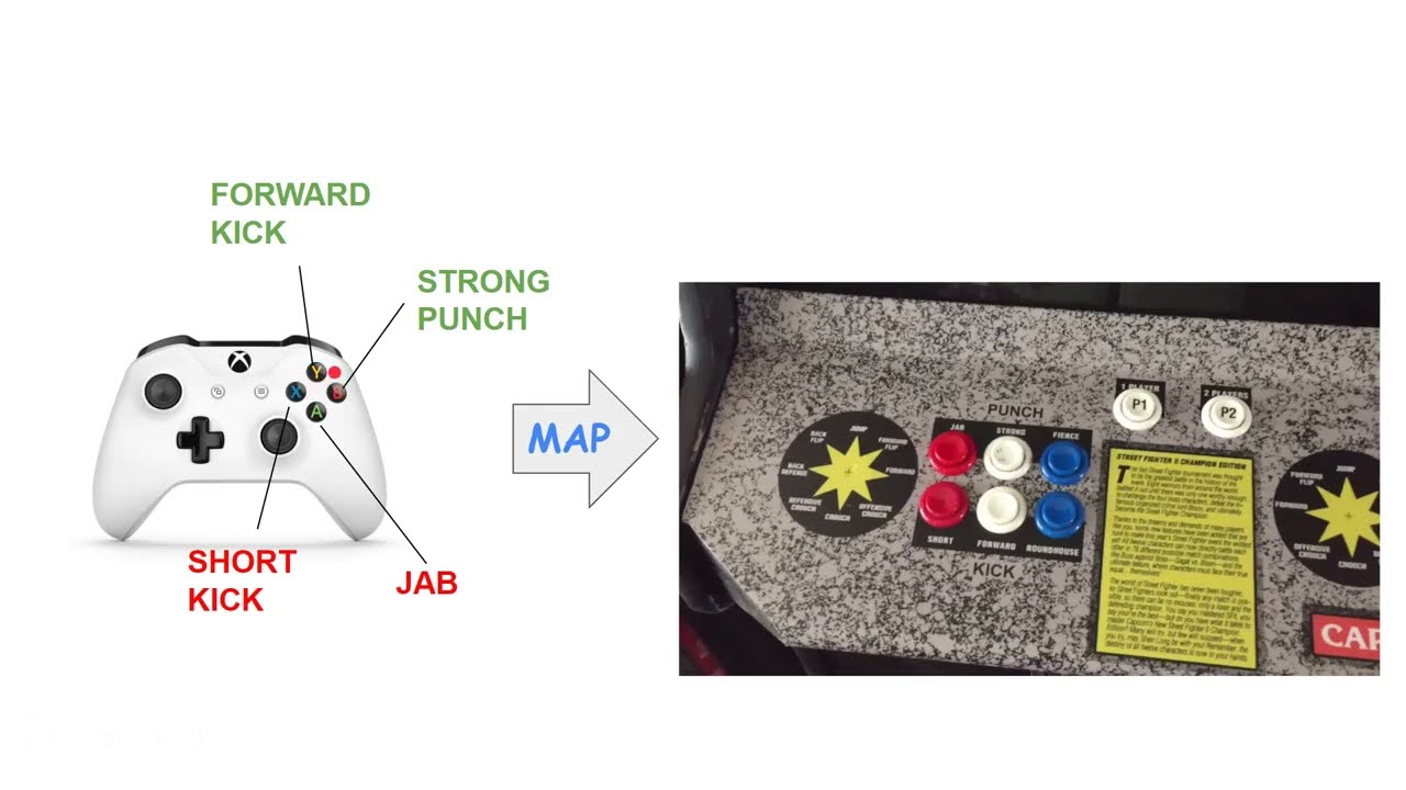 How to map xbox controllers in Retroarch and Mame core