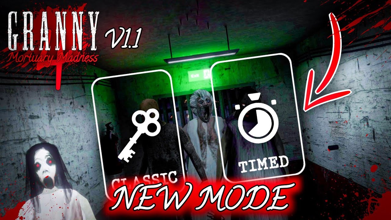 Прохождение нового игрового режима в Granny 4 Mortuary Madness | Timed Mode