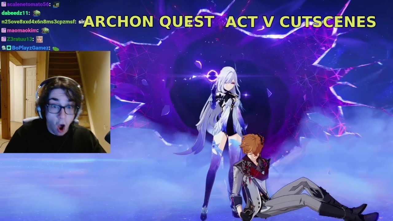 Zy0x Reacts | Fontaine Archon Quest Act V Cutscenes | Genshin Impact