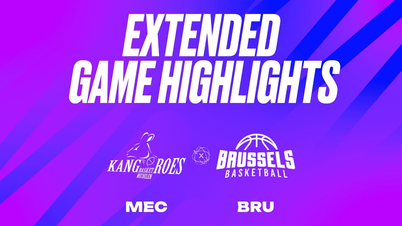 Kangoeroes Basket Mechelen vs. Brussels Basketball Extended Game Highlights