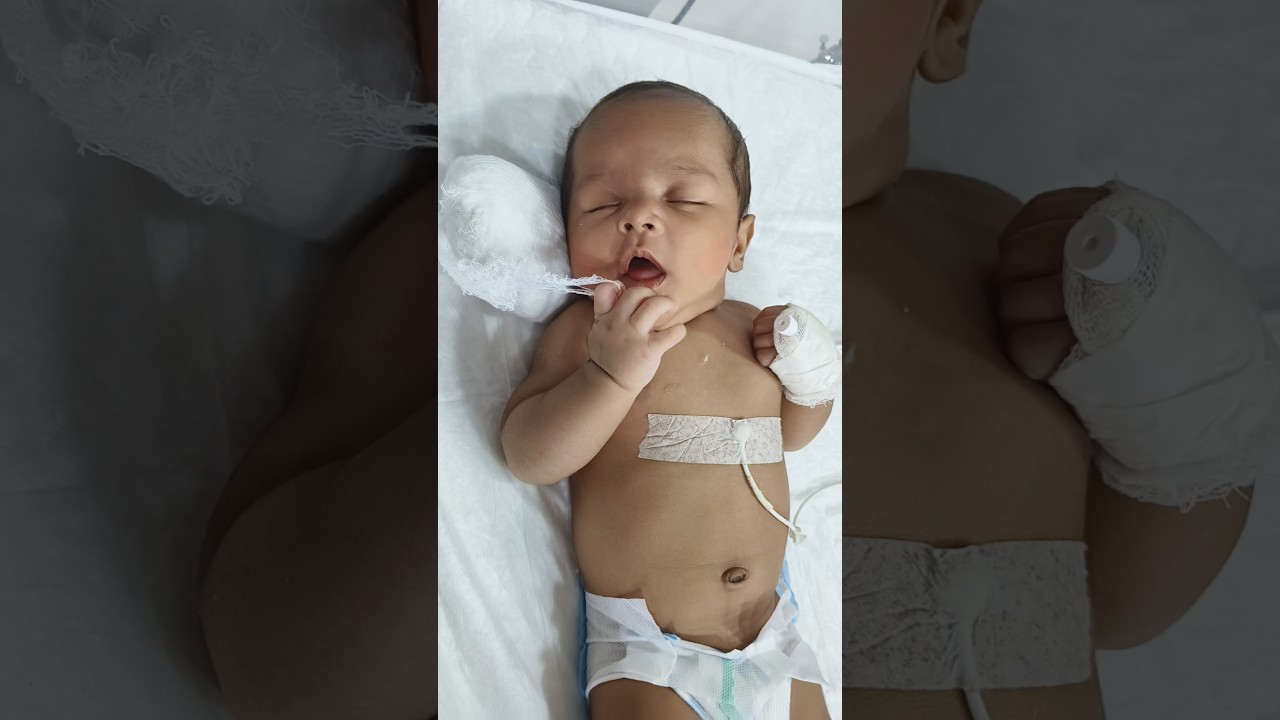 Adorable baby sweet expression 🤩