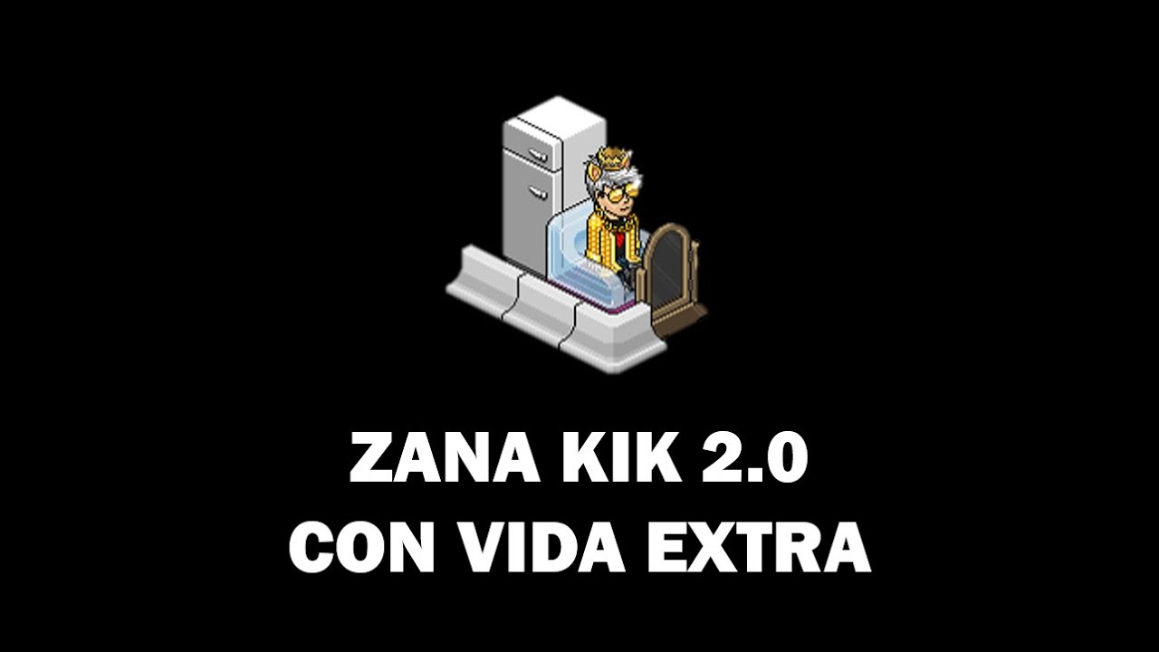 Como hacer un zana kik 2.0 Con vida extra   Habbo 2020 wired