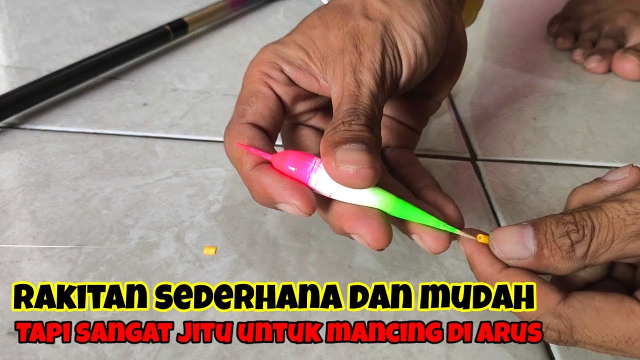 Rakitan pancing untuk mancing ikan tawes arus deras #fishing  #mancingmania