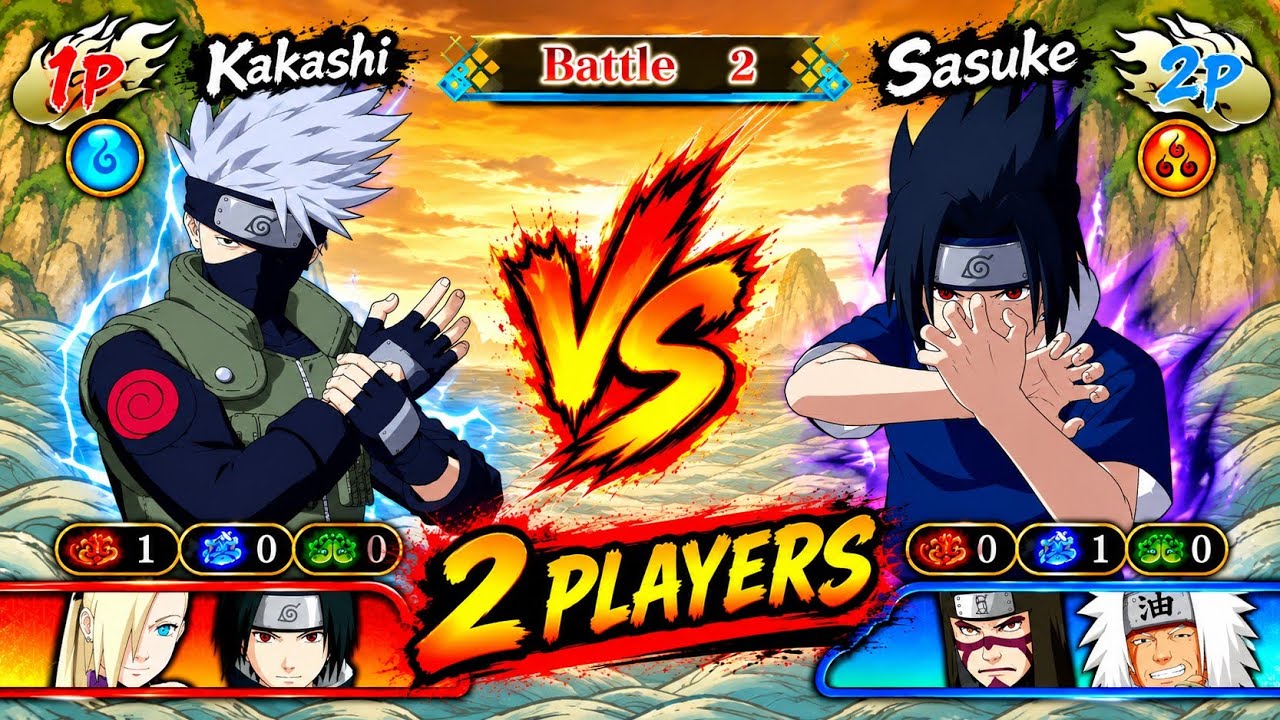 Naruto Shippuden: Ultimate Ninja Storm Revolution | VS BATTLE - 2 PLAYERS! (PS3 1080p)