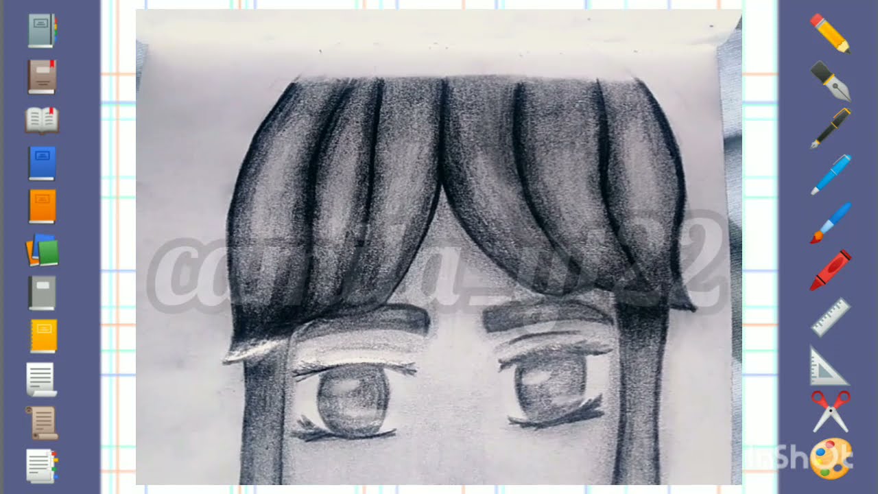 ⚫[hago un dibujo en blanco y negro (lápiz)]⚪-💜camila_yt22ソキー💜.