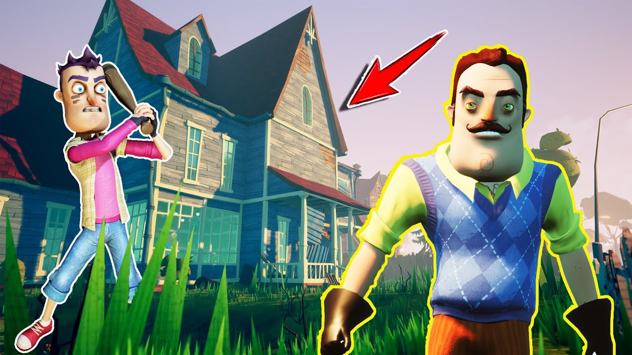 BOZULMUŞ EVDEN KAÇIŞ 😱 Hello Neighbor Mod 361