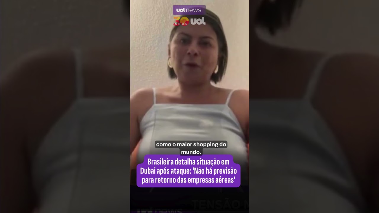 Brasileira detalha situa&ccedil;&atilde;o em Dubai ap&oacute;s ataque: 'N&atilde;o h&aacute; previs&atilde;o para retorno das empresas a&eacute;reas'