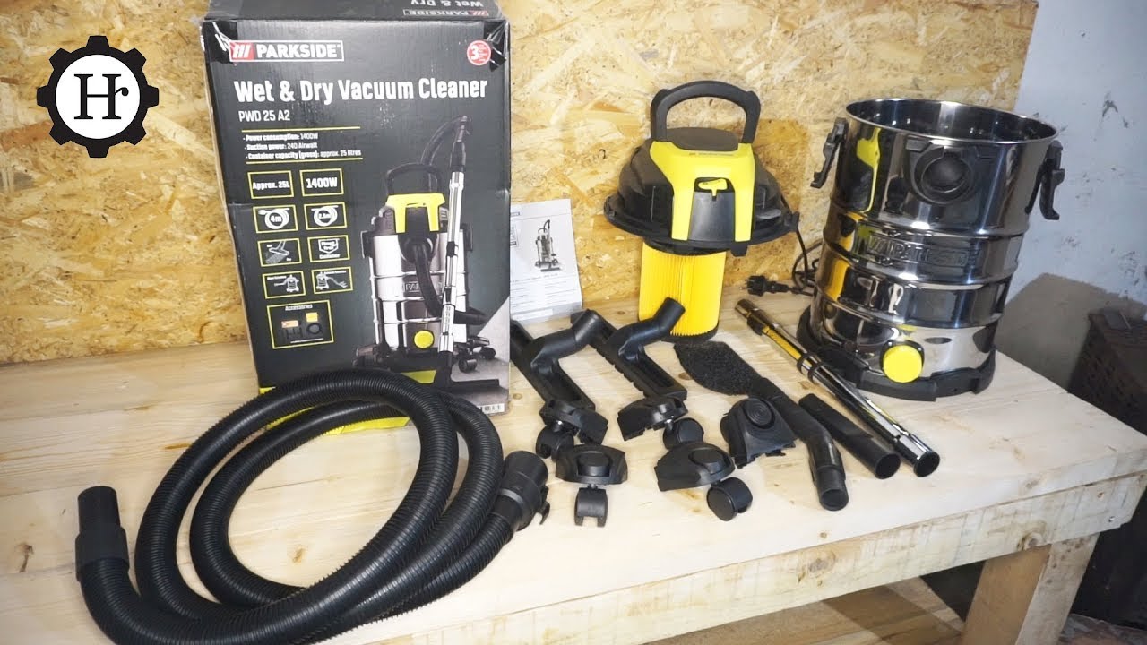 Пылесос Parkside для влажной и сухой уборки PWD 25 A2