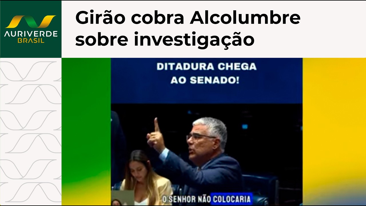 Eduardo Girão cobra Alcolumbre sobre investigação do Master e INSS