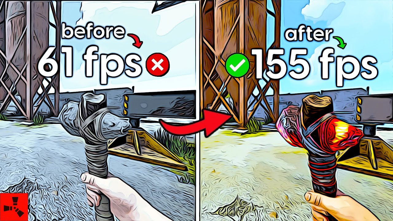 Rust - Bu Ayarlar Sayesinde 150 Fps Alıyorum ! ( 2025 Grafik ve Renk Ayarları)