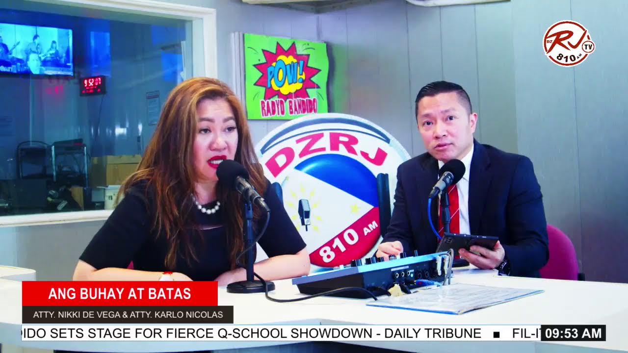 𝗔𝗻𝗴 𝗕𝘂𝗵𝗮𝘆 𝗔𝘁 𝗕𝗮𝘁𝗮𝘀 Hosted by Atty. Nikki de Vega & Atty. Karlo Nicolas - March 17, 2026