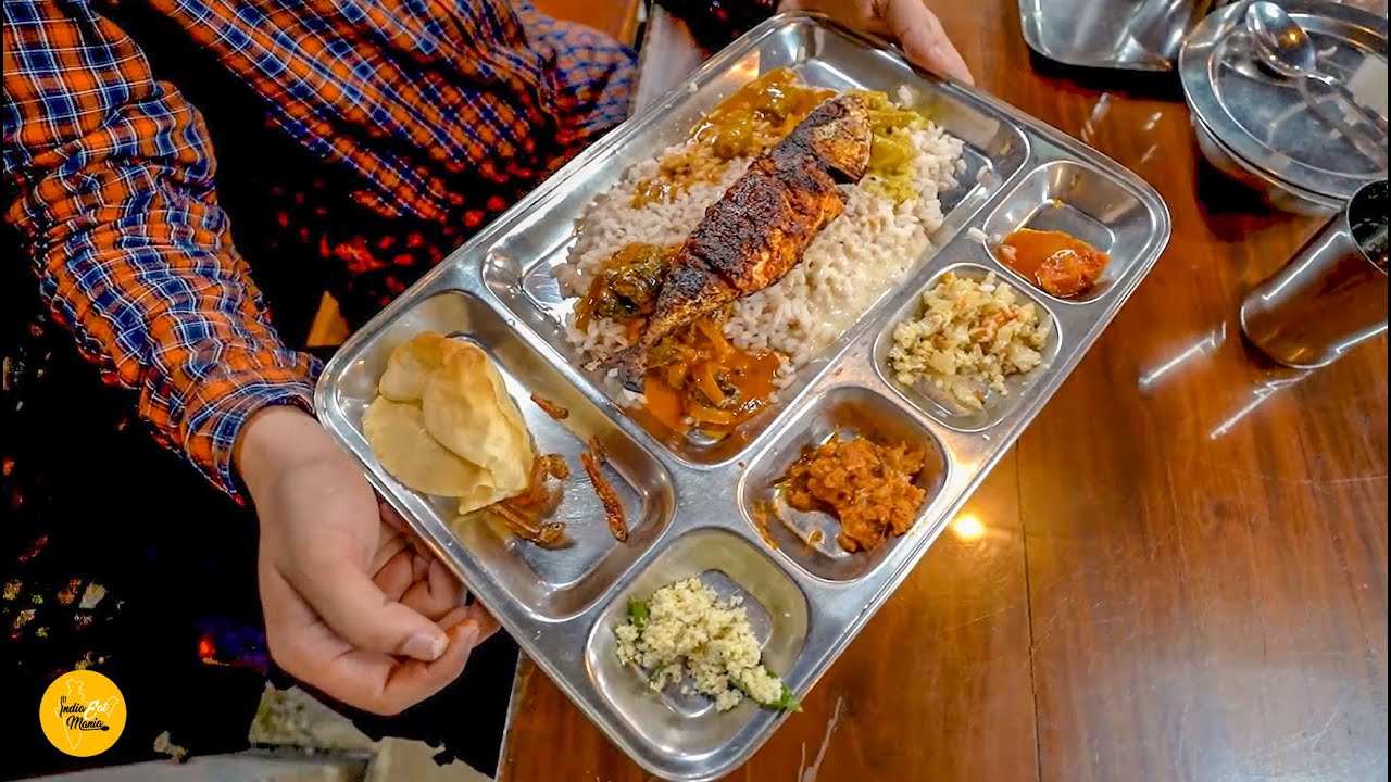 Machali Restaurant Ki Unlimited Pure Non Veg Machali Thali Rs. 120/- Only l Kochi Street Food