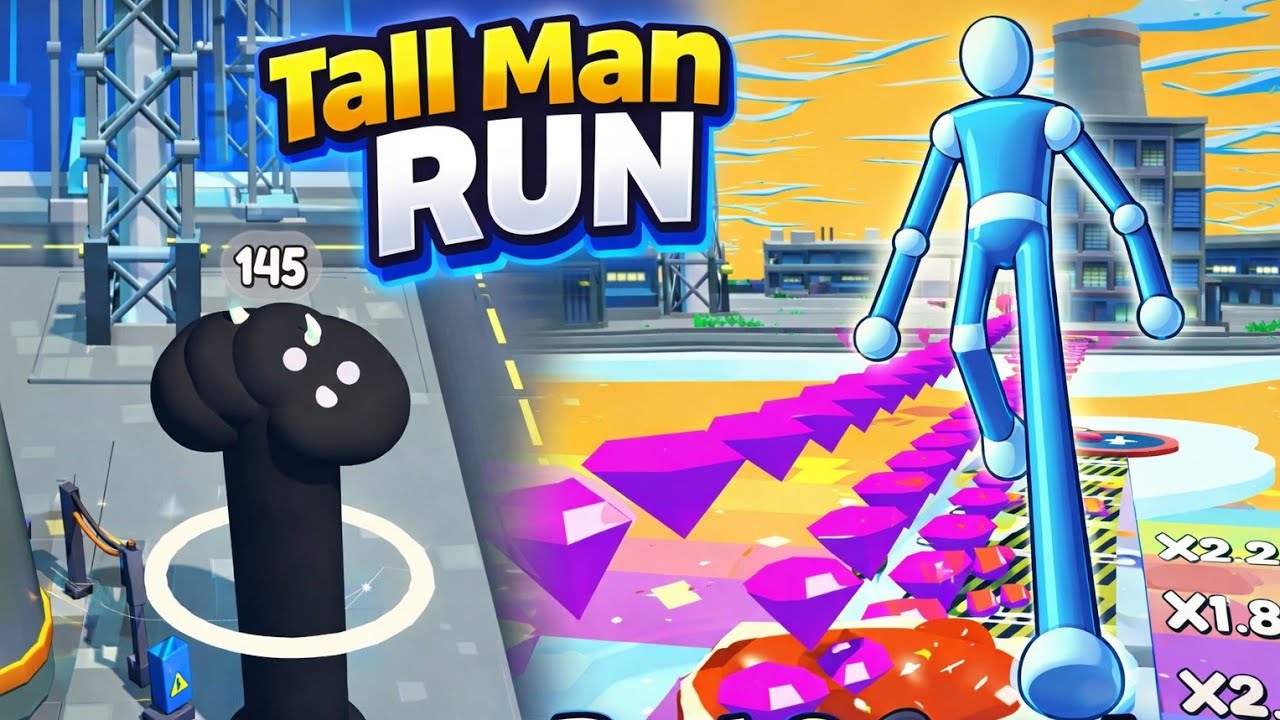 🔥Tall Man Run City Complete 🔥 Part-1 | High level Gameplay Speedrun 