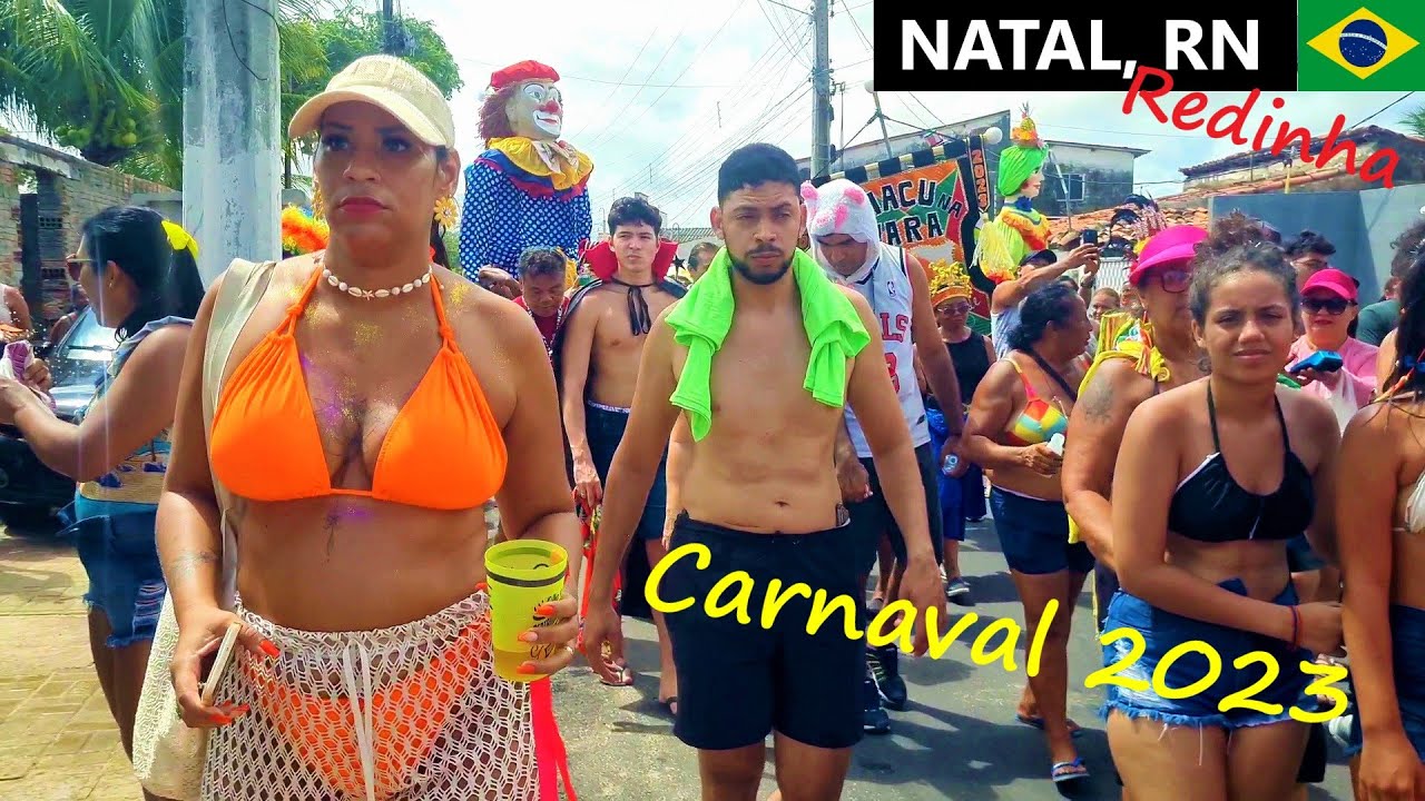 🇧🇷 22.02.2023 Карнавал в Бразилии. Рединья - Натал, Риу-Гранди-ду-Норти. Блоко Баяку-на-Вара