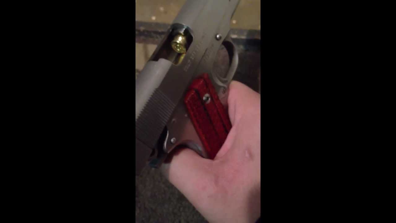 Colt 1911 Mark IV Officer's series 80 failure to eject extract
