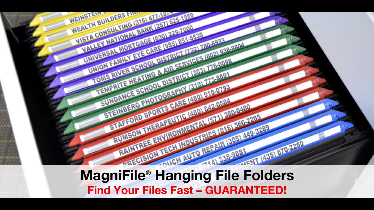 MagniFile&reg; Hanging Folders